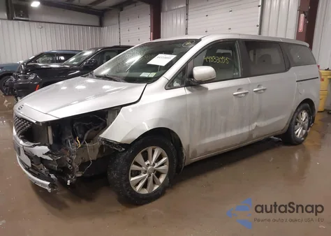 2016 Kia Sedona L z USA, uszkodzony, nr VIN KNDMA5C18G6173076